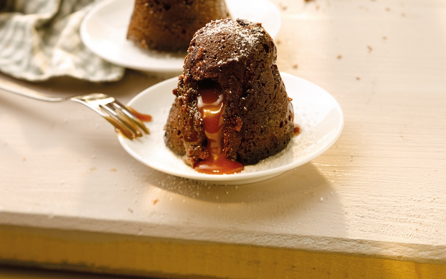 Coulant de chocolate y caramelo con Werther's Original